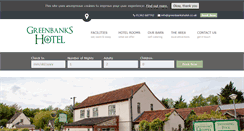 Desktop Screenshot of greenbankshotel.co.uk